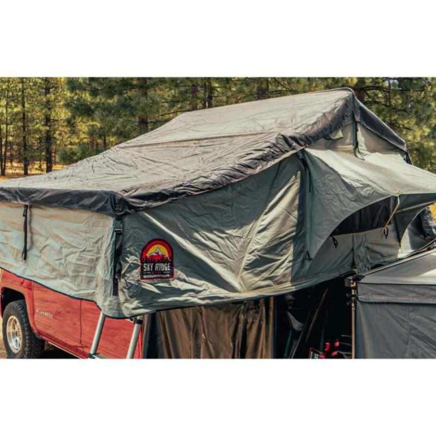 Body Armor Sky Ridge Pike 3-Person Tent Front View - Roof Top Tents