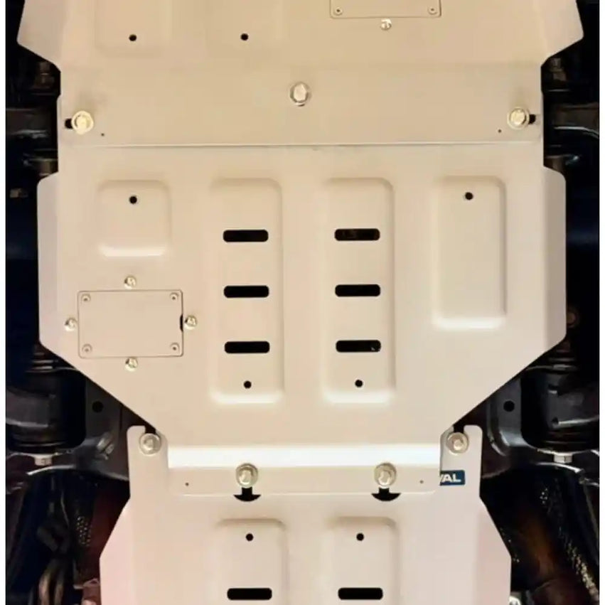 RIVAL Aluminum Gas Tank Skid Plate Detail