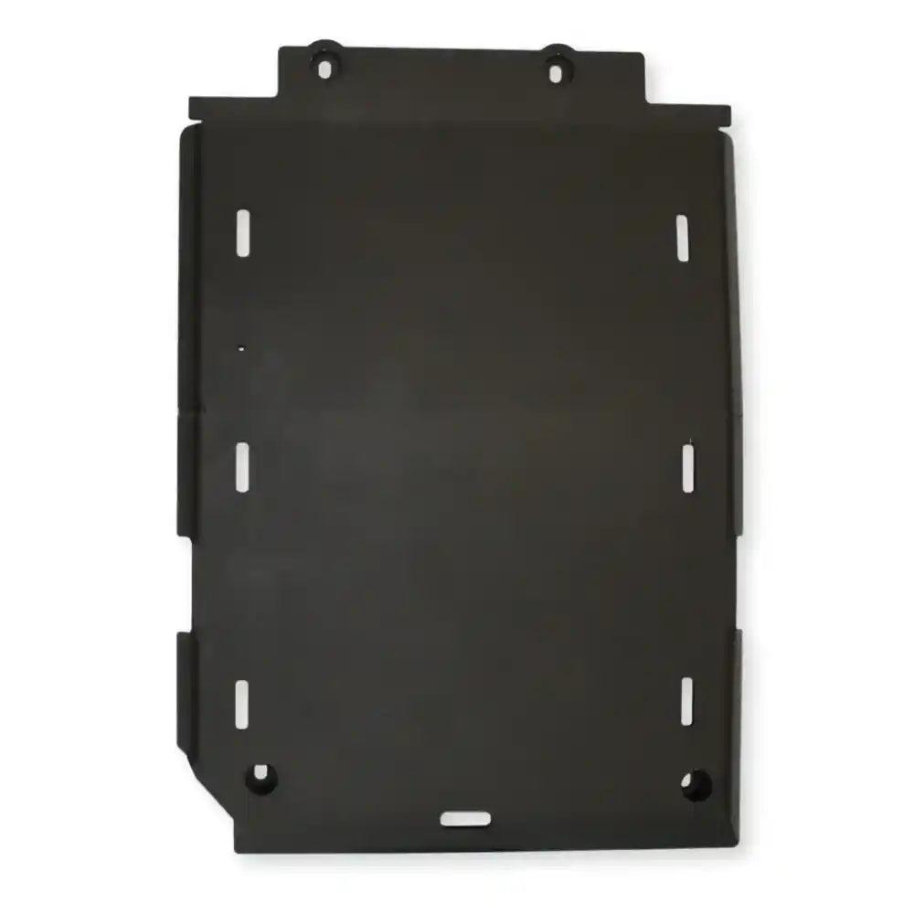 Bronco 2.7L transmission skid plate installed