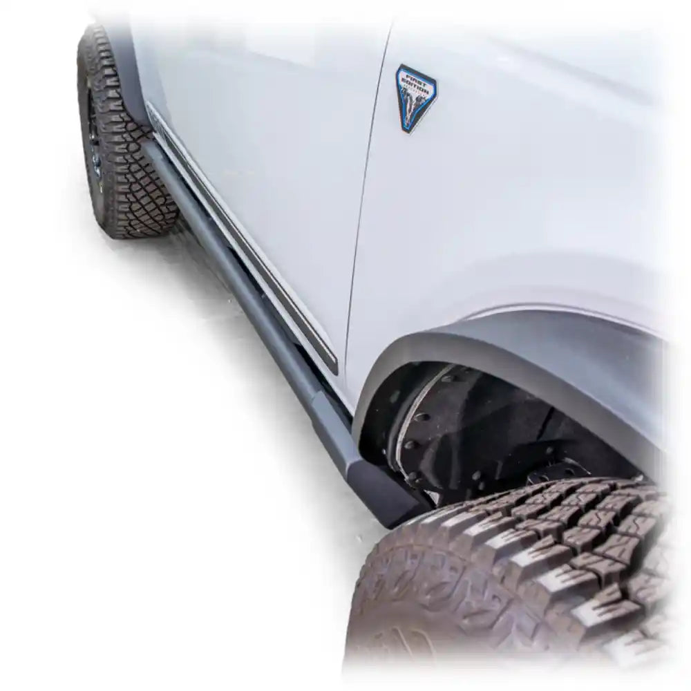 Bronco 4-Door rock sliders off-road trail use