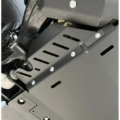 Bronco catalytic converter protection installed view