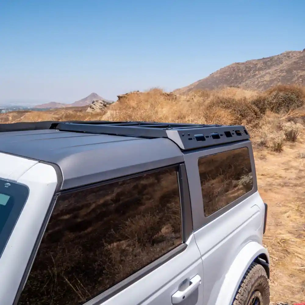 Bronco half roof rack mounting brackets detail