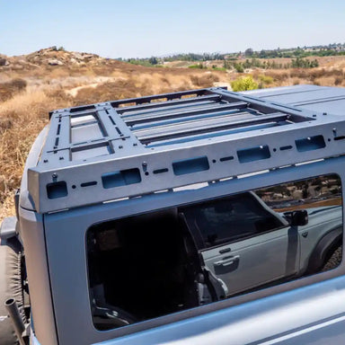 Bronco hard top half roof rack by Turn Offroad