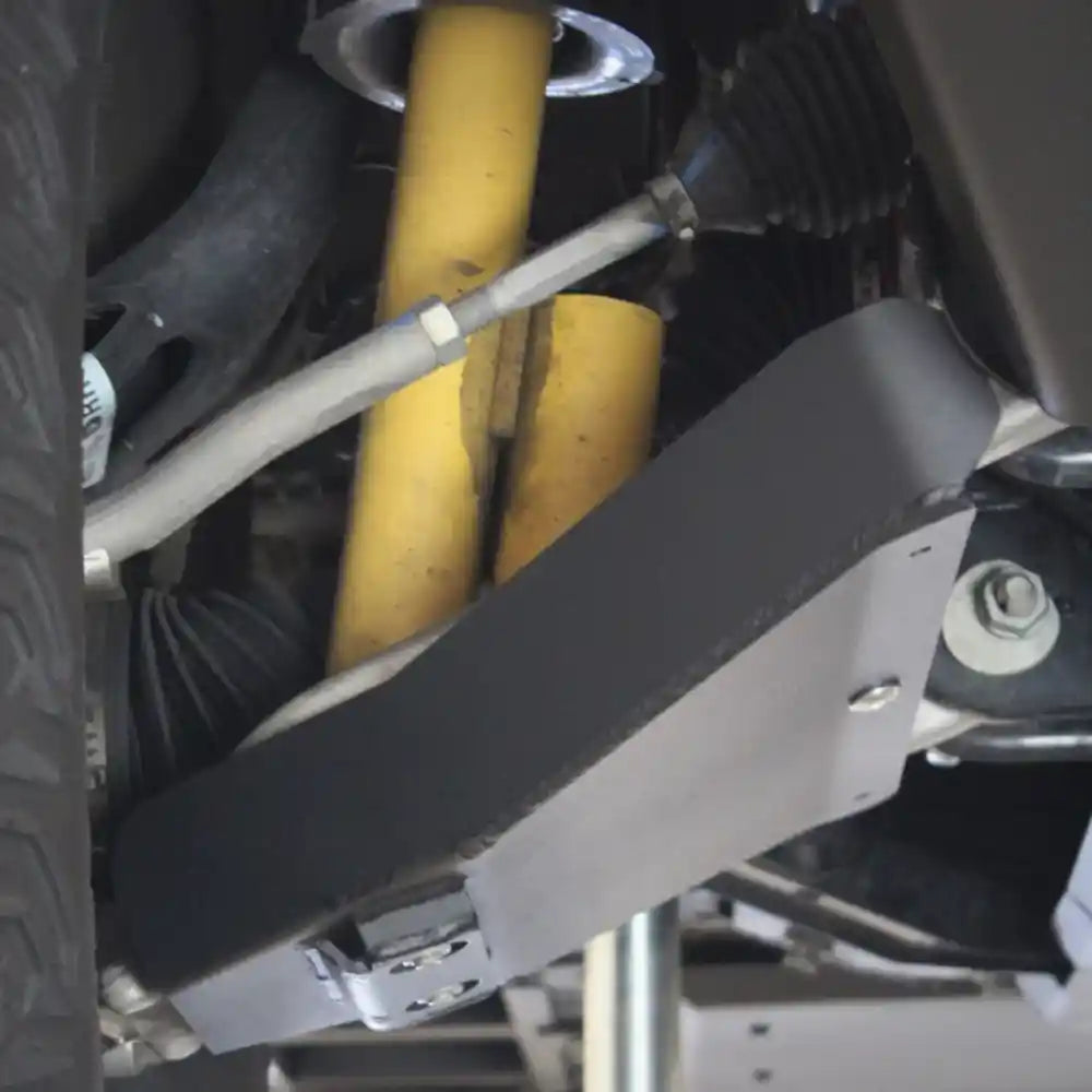 Bronco suspension armor plate detail
