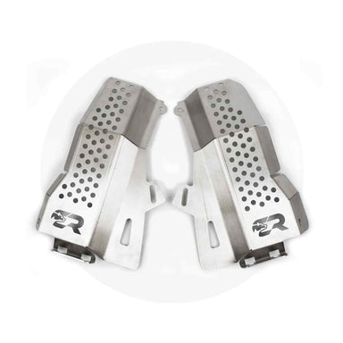 Cali Raised LED Catalytic Converter Shield for 4Runner Full View