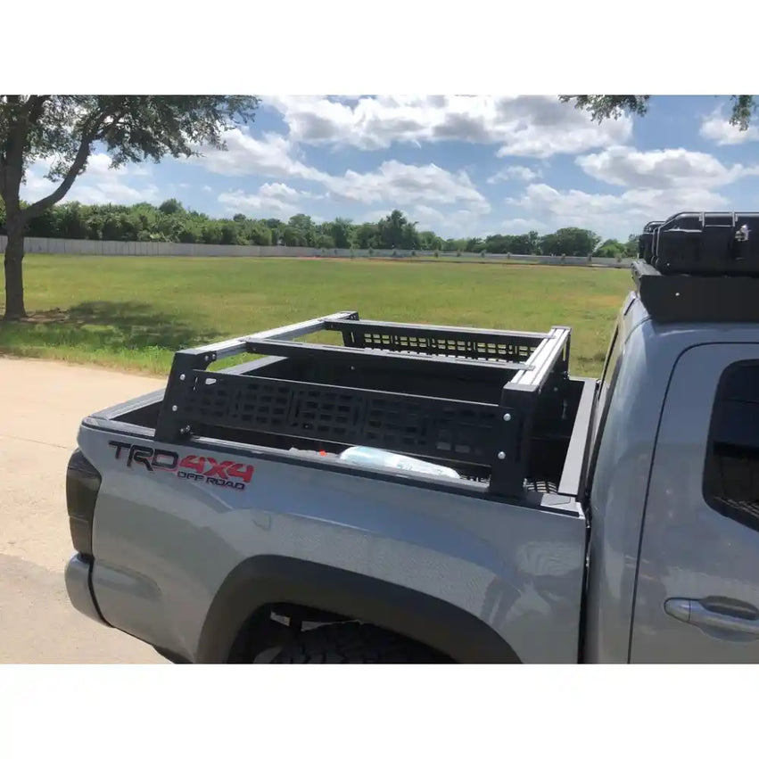Cali Raised Bed Rack Close Up T-Slot Rails