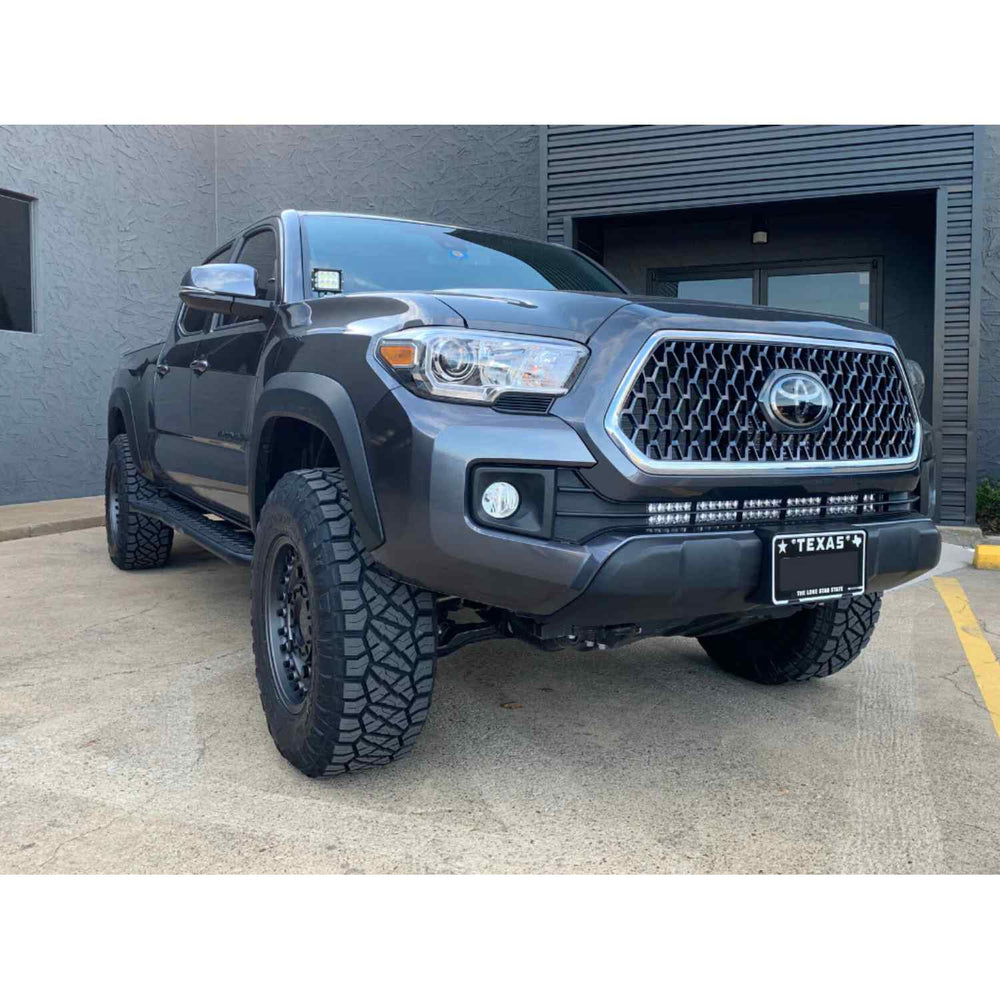 Cali Raised LED Step Edition Rock Sliders For 2005-2023 Toyota Tacoma Life Style