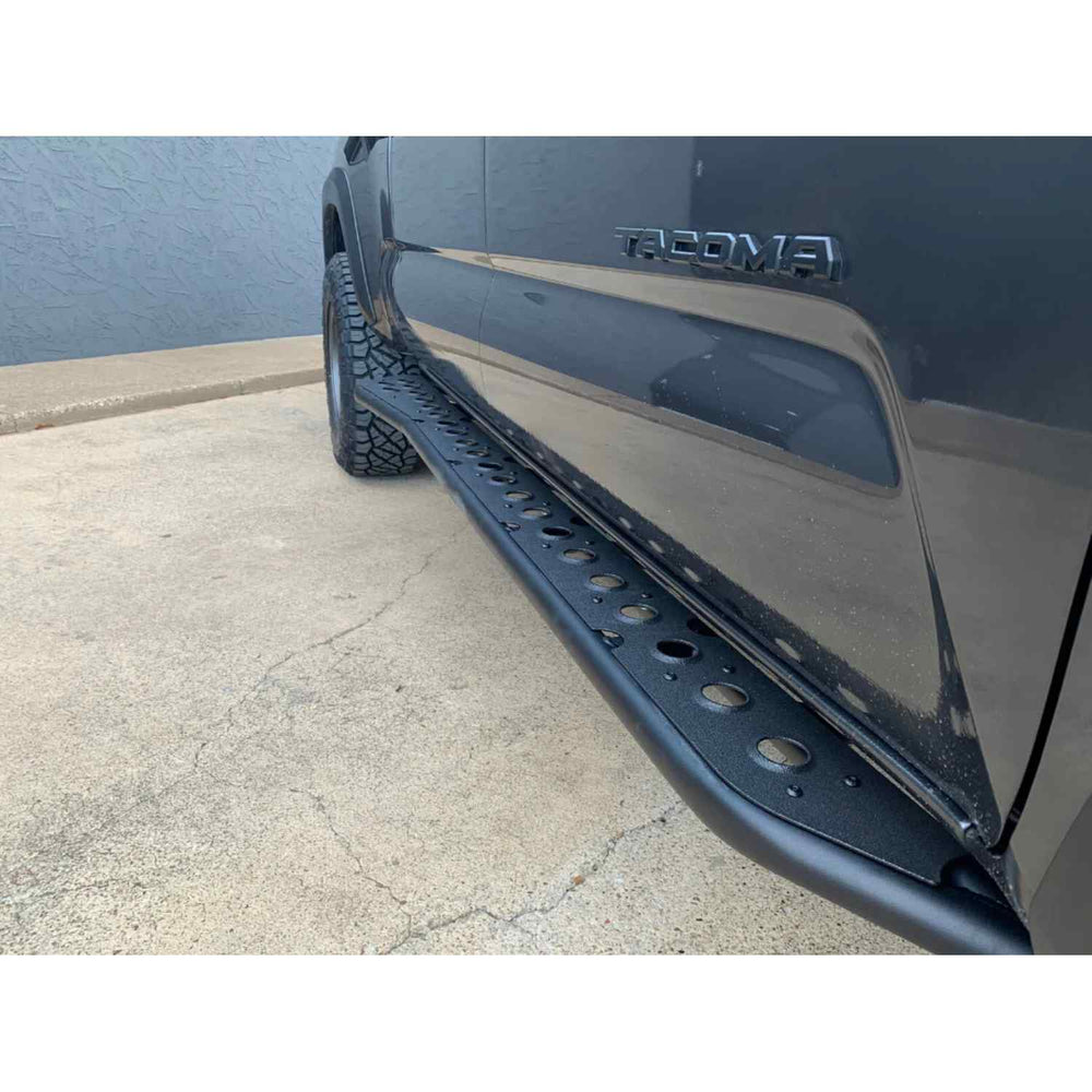 Cali Raised LED Step Edition Rock Sliders For 2005-2023 Toyota Tacoma View 5