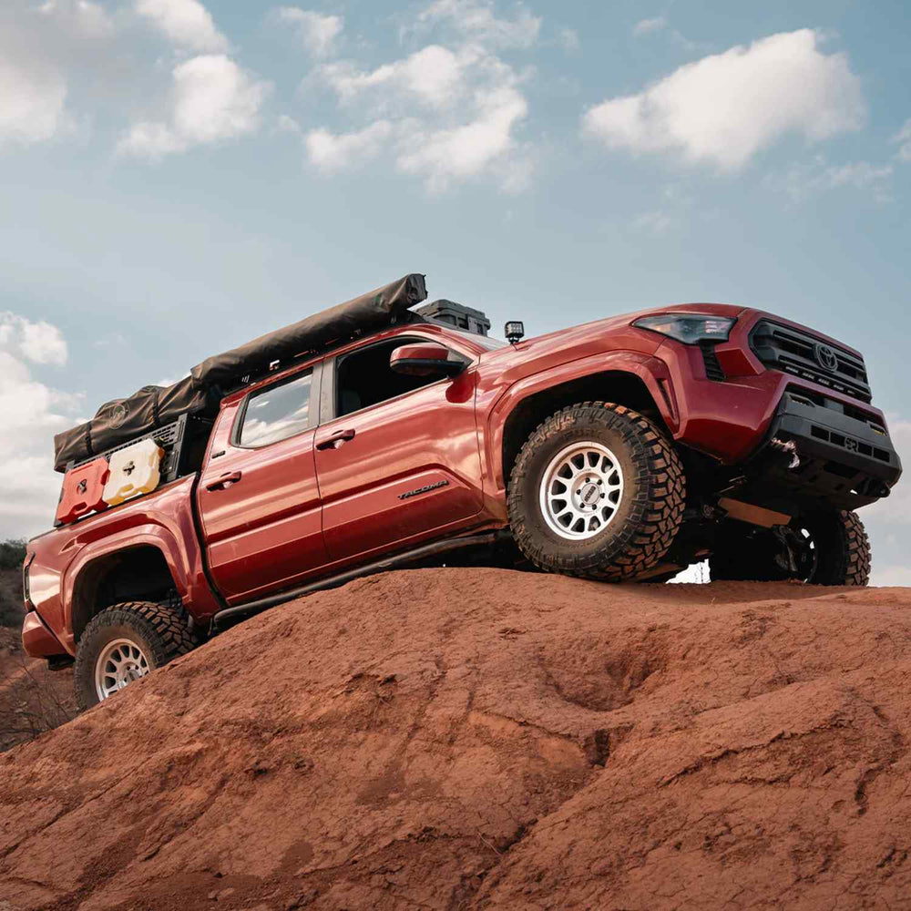 Cali Raised LED Step Edition Rock Sliders For 2024+ Toyota Tacoma View 1