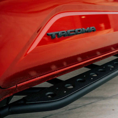 Cali Raised LED Step Edition Rock Sliders For 2024+ Toyota Tacoma View 3