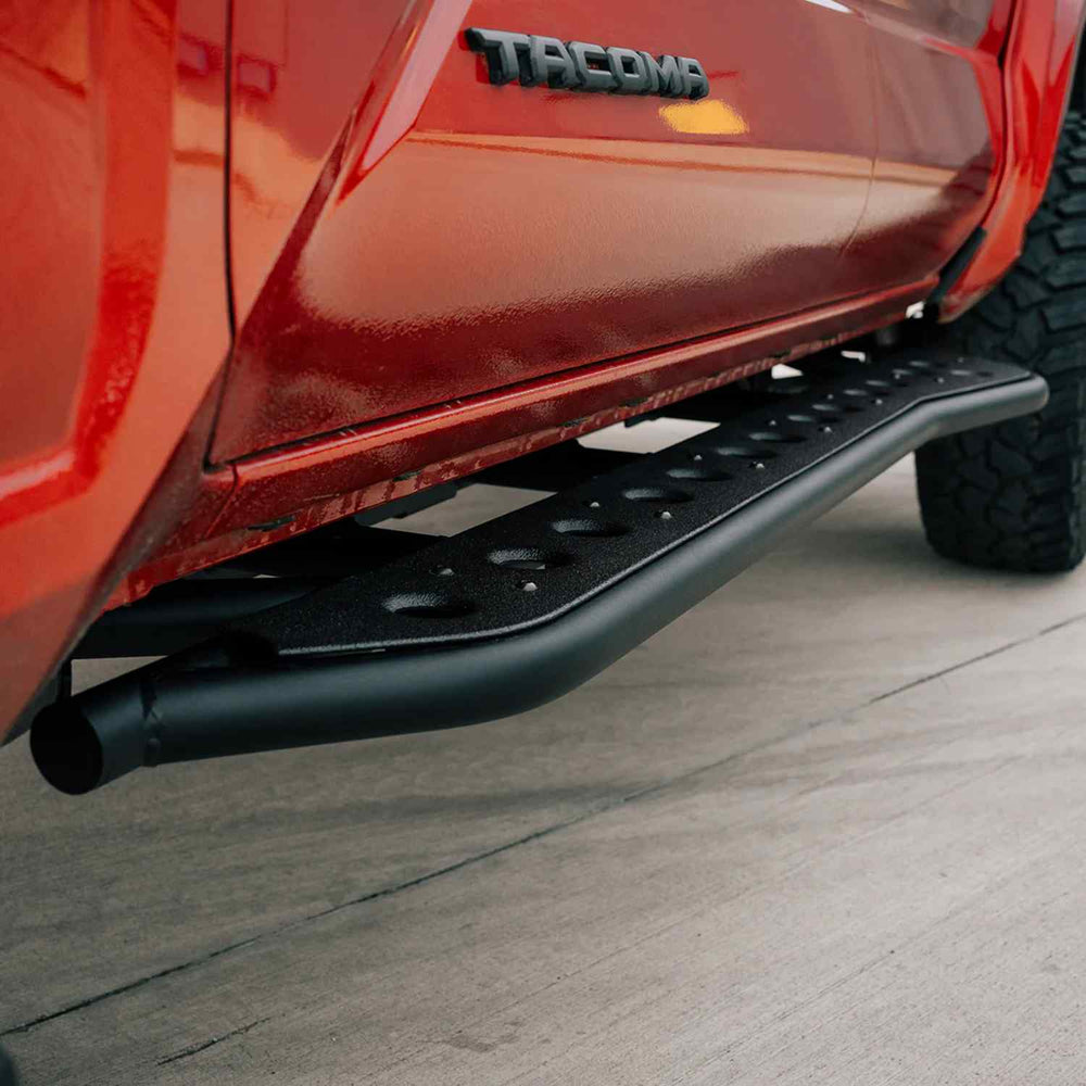 Cali Raised LED Step Edition Rock Sliders For 2024+ Toyota Tacoma View 5
