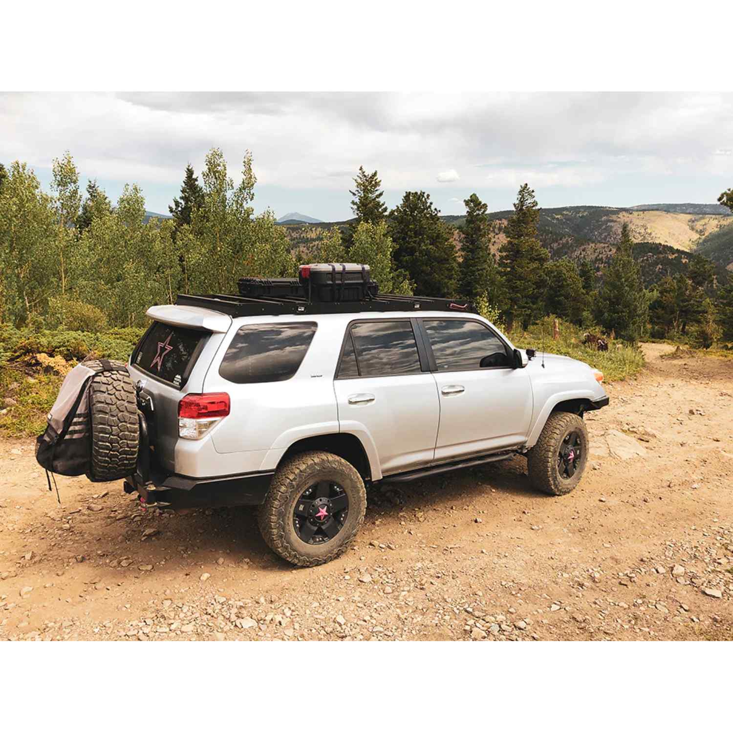 Cali Raised LED Toyota 4Runner Roof Rack Top View