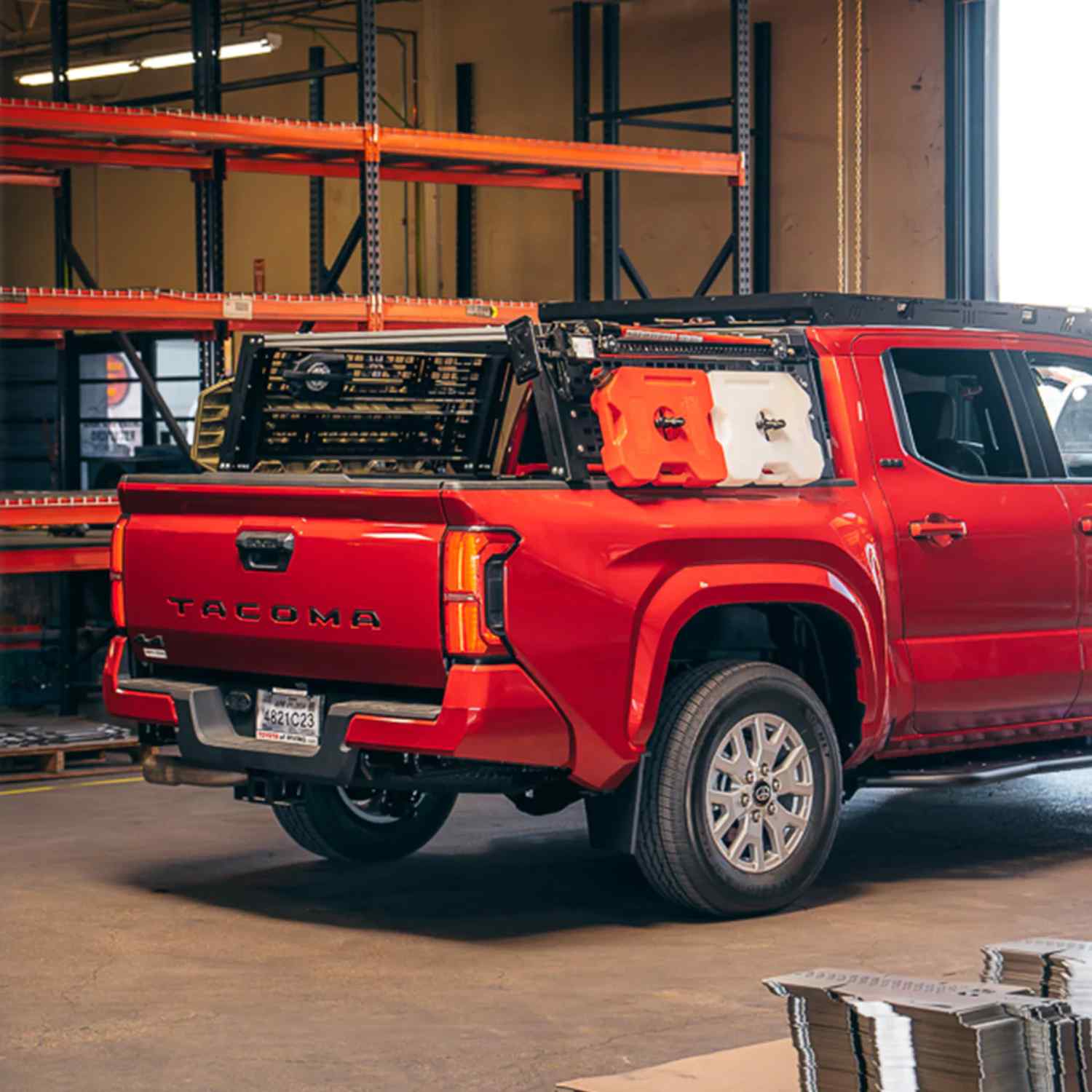 Cali Raised LED Toyota Tacoma (2024+) Bed Rack Life Style