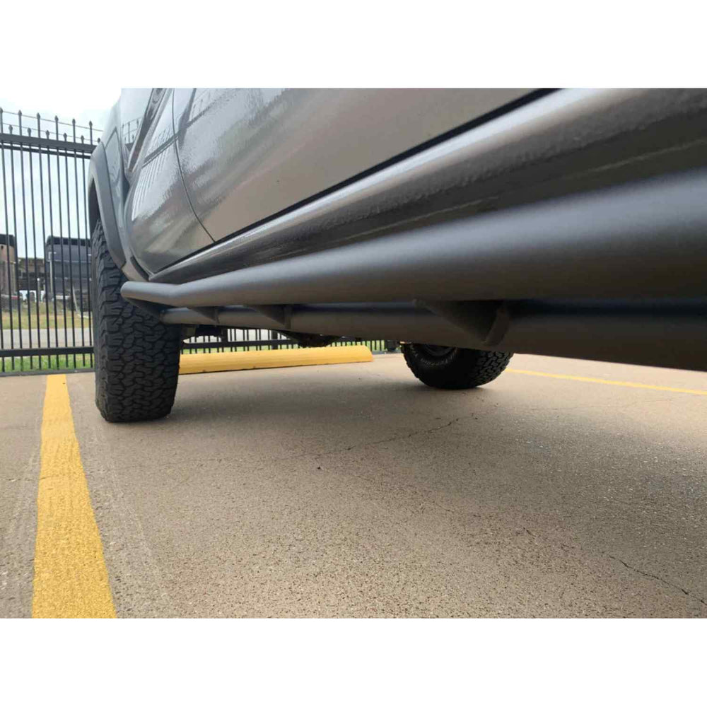Cali Raised LED Trail Edition Rock Sliders For 2005-2023 Toyota Tacoma View 3