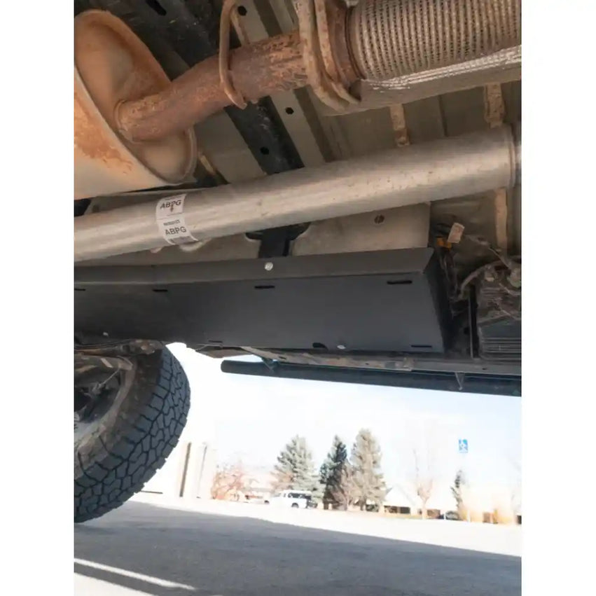 Underbody view of RCI Colorado Fuel Tank Skid