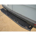 Close up of Black rear step on a vehicle Sprinter.