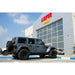 Complete Asfir 6-piece skid plate kit installed under a Jeep Wrangler JL.