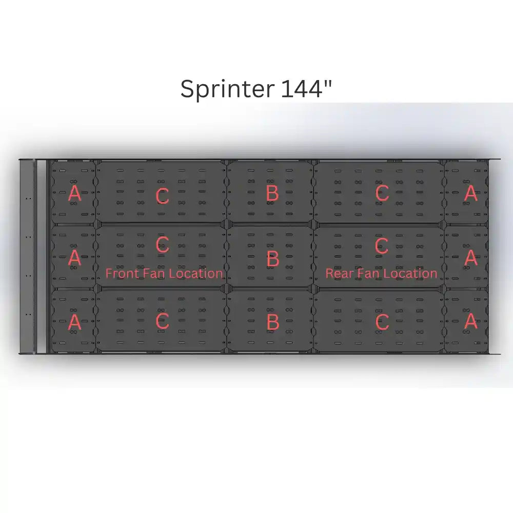 Deck Panels layout for Sprinter 144"
