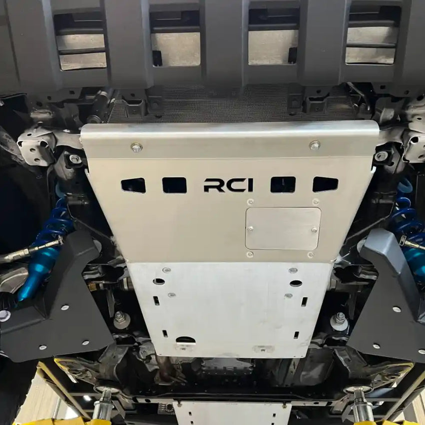 RCI Offroad Engine Skid Plate on Toyota Tacoma