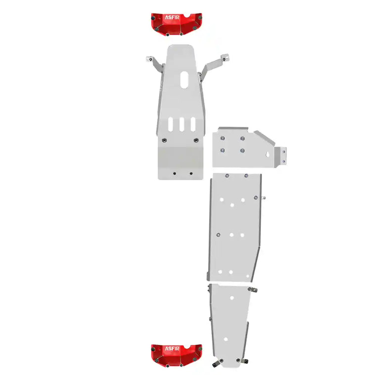 Asfir 4x4 Jeep Gladiator Armor Placement
