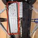 Driver-side long aluminum skid plate highlighted