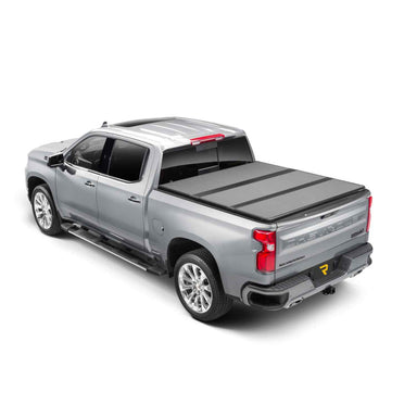 Extang Solid Fold ALX Silverado Tonneau cover Closed Side View