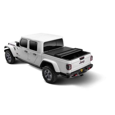 Extang Solid Fold ALX 2020-2024 Jeep Gladiator JT without rail system Bed Tonneau Cover Half Open