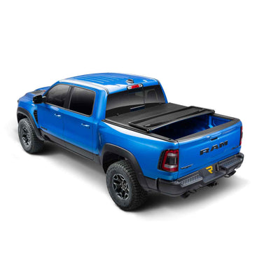 Extang Solid Fold ALX 2019-2022 Dodge Ram Box 5.7ft Tonneau Cover Half Open