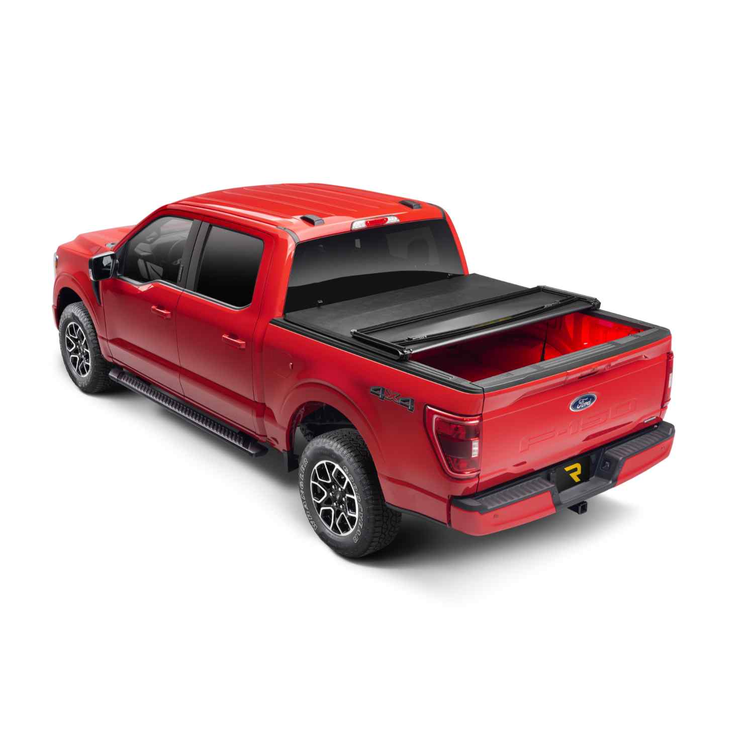 Extang Trifecta ALX 2022-2024 Ford F-150 Lightning 5'7" Bed Tonneau Cover Half Open