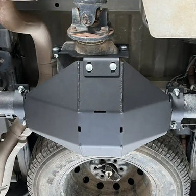 F-150 rear axle and skid plate side detail