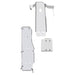 Flat laser-cut aluminum parts of the Asfir skid plate kit laid out