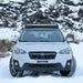 Prinsu Subaru Crosstrek Roof Rack Front Snow Shot
