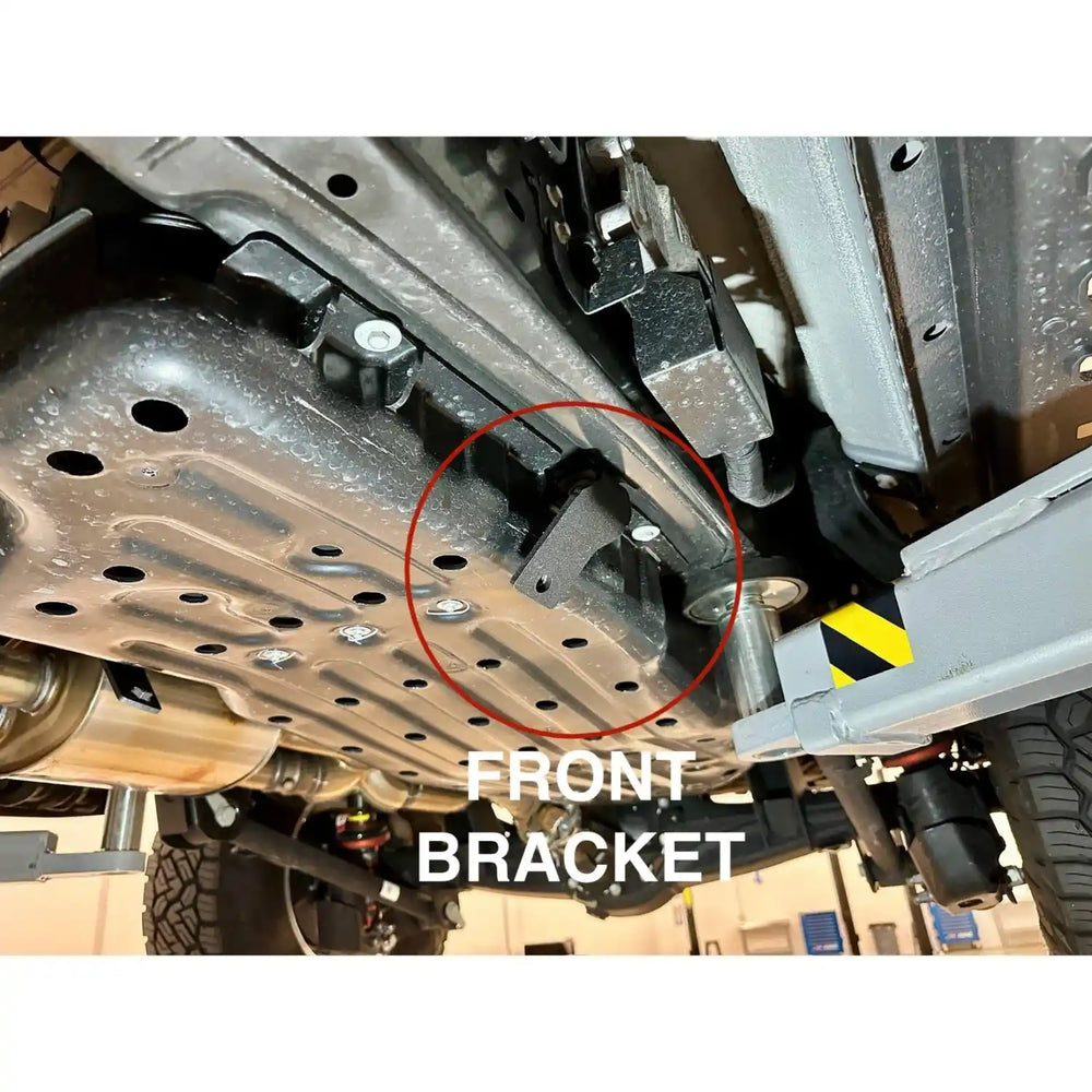 Front bracket location
