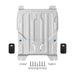 Front hybrid battery aluminum skid plate