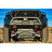 Front view of installed skid plate on tacoma in desert
