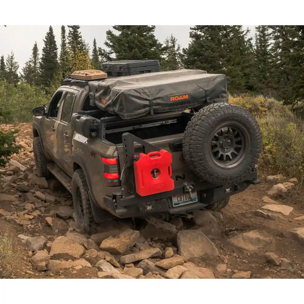Prinsu Nissan Frontier Dual Swing Arms - Trail Ready Shot