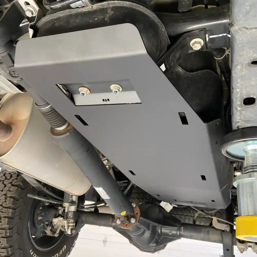 RCI Offroad Fuel Tank Skid Plate on Ford Ranger Underbody