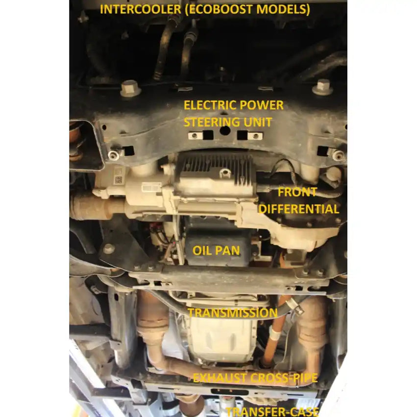 RCI F-150 Powerboost Transmission Skid Plate Detail
