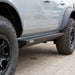 Gray Bronco side Rock Slide guard