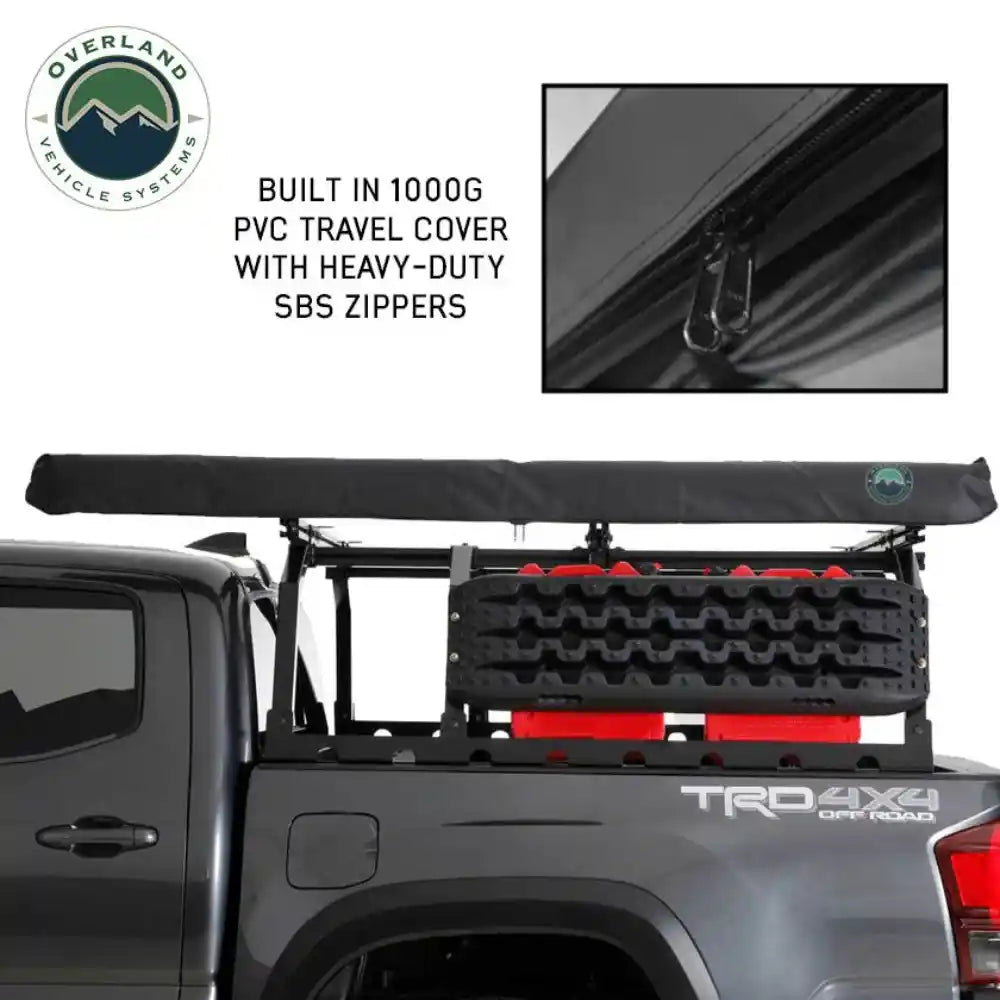 Overland Vehicle Systems Nomadic 90 Degree Awning With Black Cover