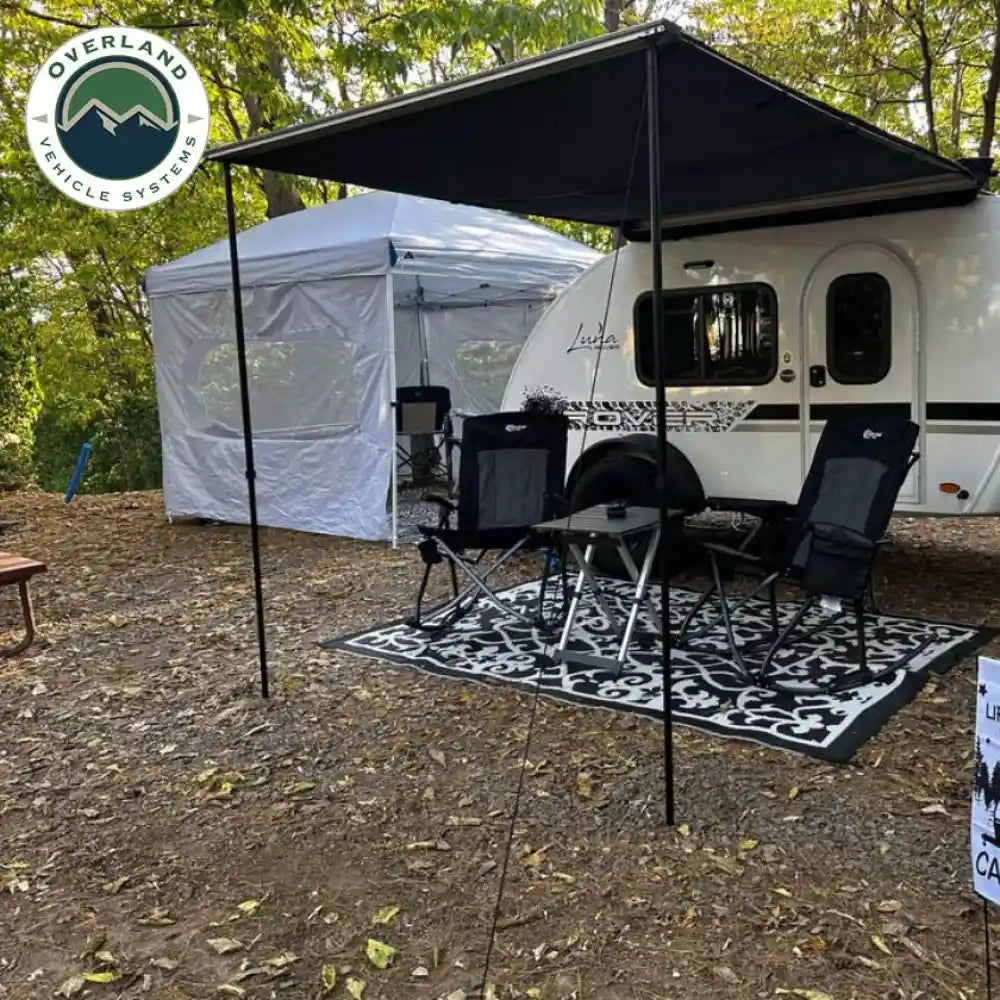 Overland Vehicle Systems Nomadic 90 Degree Awning With Black Cover