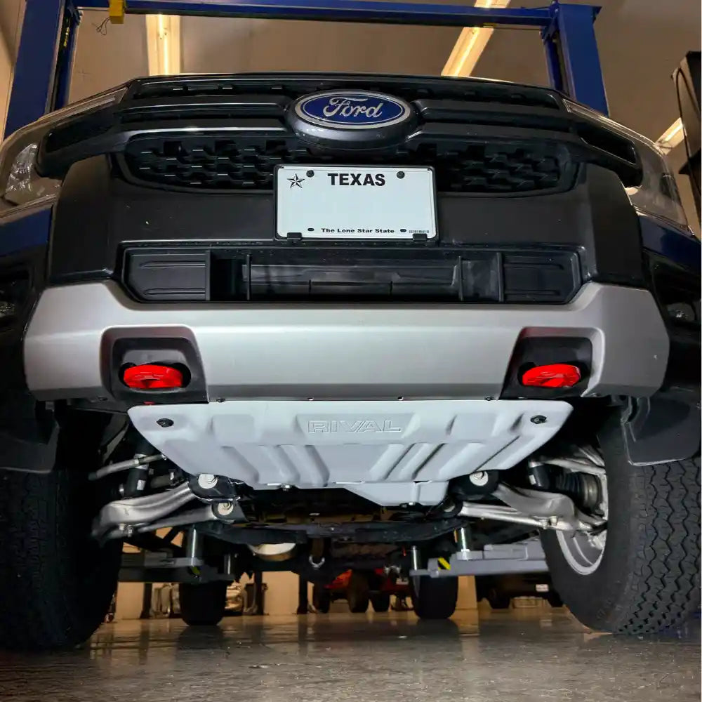 RIVAL 4X4 Aluminum Radiator Skid Plate & Recovery Points Package - 2024+ Ford Ranger Raptor / FX4