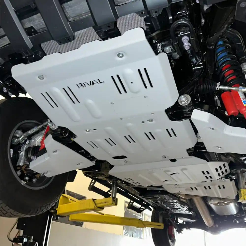 RIVAL Aluminum Engine Skid Plate 2024+ Toyota Tacoma 4th Gen SR SR5 Limited TRD Sport with included RIVAL Front Crossmember