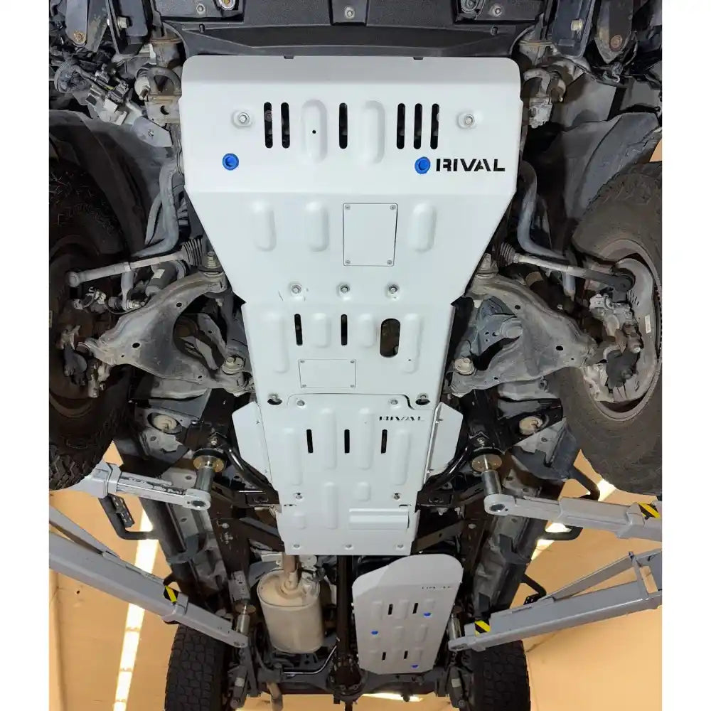 RIVAL Aluminum Transmission CAT Converter Transfer Case Skid Plate 4Runner 5Gen 2010-2024