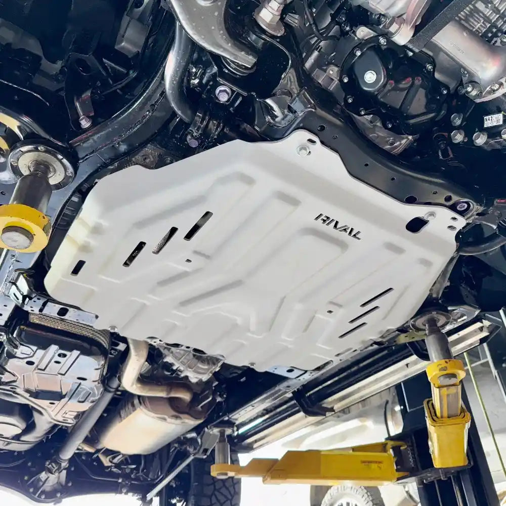 RIVAL Transmission Catalytic Converter Skid Plate 2024+ Tacoma i-Force Hybrid, Land Cruiser, 2025+ 4Runner Hybrid 2022+ Tundra Hybrid