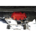Installed Asfir fuel tank skid plate on a Jeep Wrangler JL.
