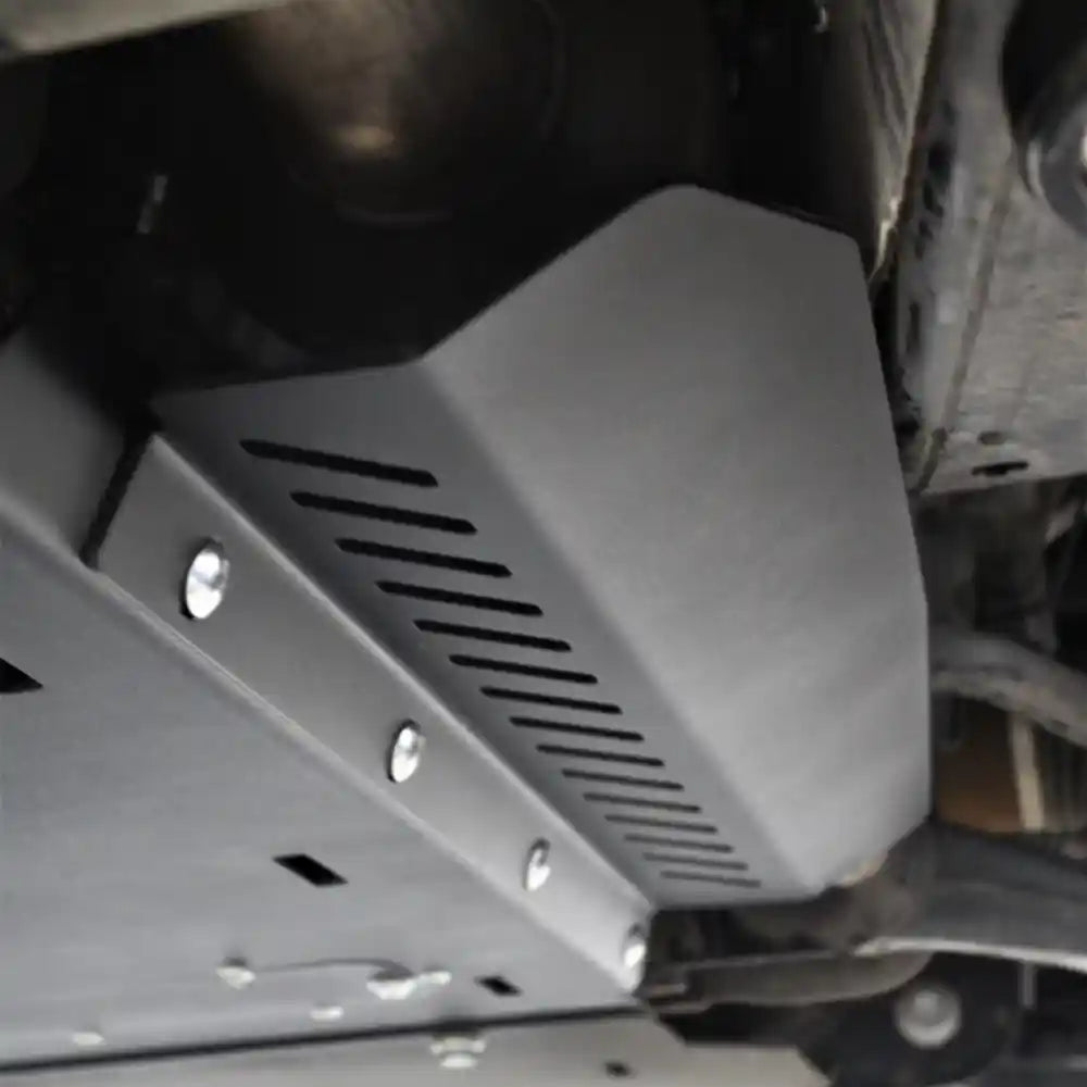 RCI bolt-on cat guards pairInstalled F-150 catalytic shield