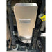 Installed RCI skid plate protecting fuel tank from below