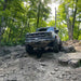 Installed view of Asfir 4x4 front skid plate on Ford Bronco underbody
