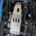Installed view showing engine areaAsfir Gladiator JT skid plate installed engine bay